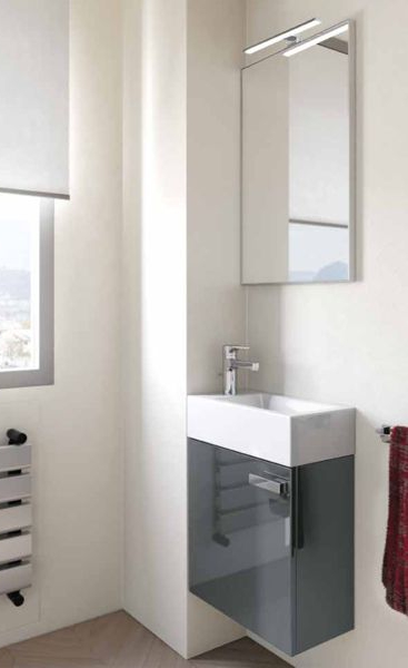 FLASH-Mini-Waschtische für kleinste Badezimmer und WCs